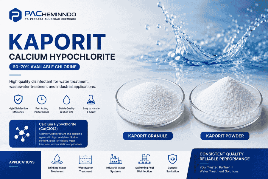 Calcium Hypochlorite (Kaporit 65–70%)